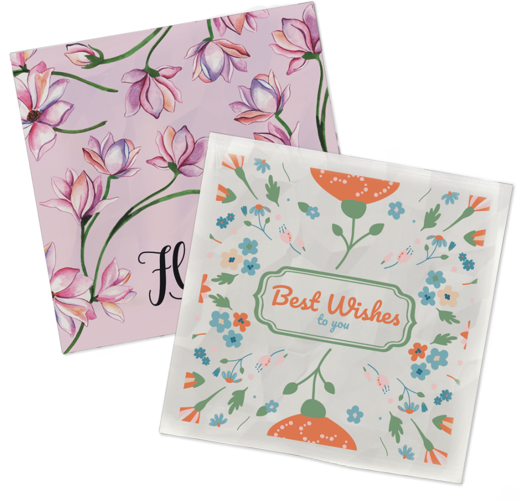 Frøposer 55 x 55 mm plastfri